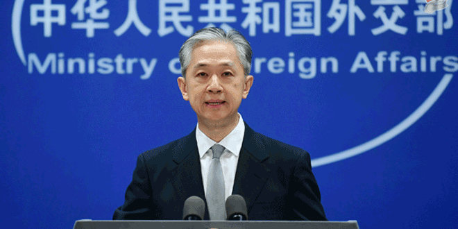 الصين: شعوب العالم تعارض التدخلات الأمريكية بشؤون الدول