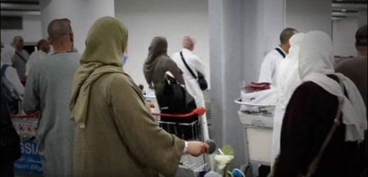 عودة أول فوج للحجاج الجزائريين من البقاع المقدسة