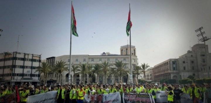 الحراك الشعبي في ليبيا بشعار: ارحلوا كلكم