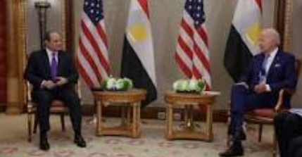 خلال لقائه بايدن: السيسي يؤكد أهمية التوصل إلى حل عادل وشامل يضمن حقوق الفلسطينيين