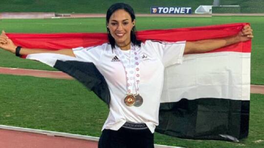 النجمة المصرية بسنت حميدة تكشف سبب انسحابها من مونديال ألعاب القوى