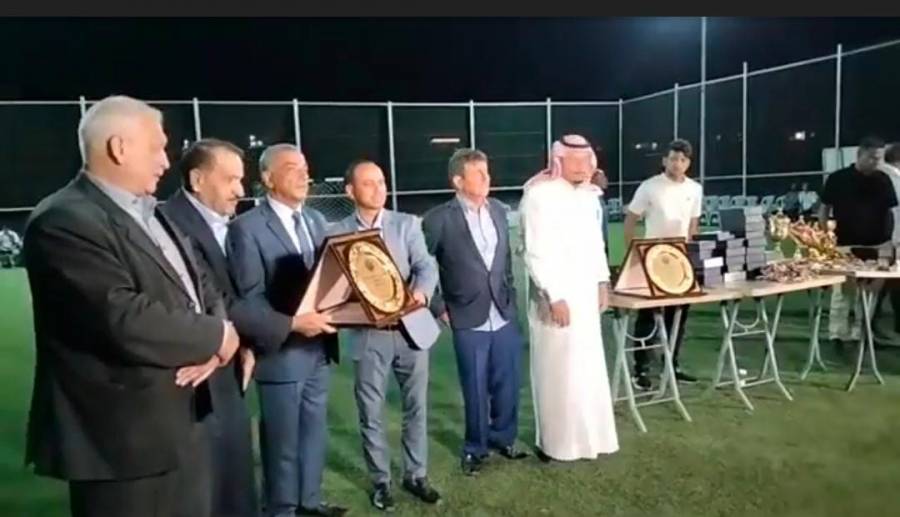 المذهان يرعى بطولة النخبة لقدامى اللاعبين لكرة القدم في البادية الوسطى