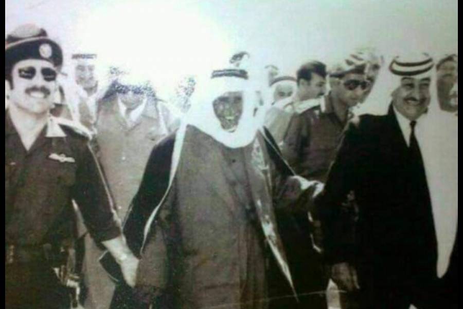 بالصورة ... المرحوم الأمير محمد ابن طلال يزور منزل المرحوم الشيخ عضوب الزبن