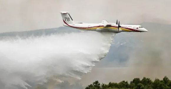 تراجع حرائق الغابات في أوروبا بعد انخفاض درجات الحرارة