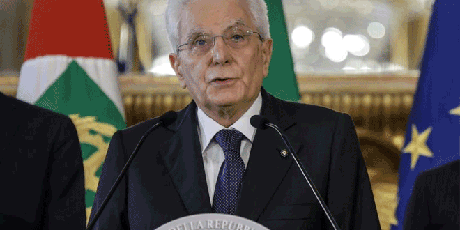 الرئيس الإيطالي يحل البرلمان