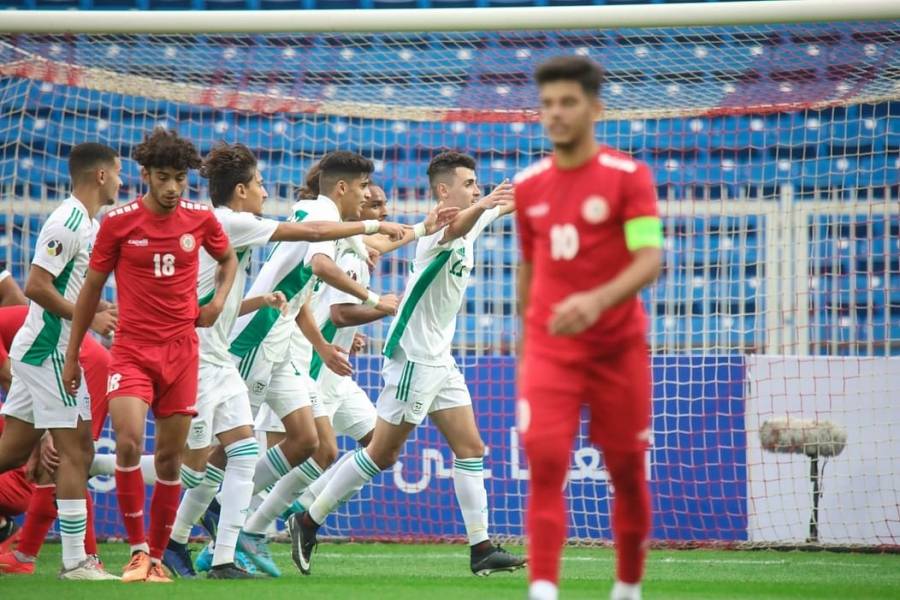 منتخب الجزائر يفوز على منتخب لبنان في انطلاقة المجموعة الثالثة...صور