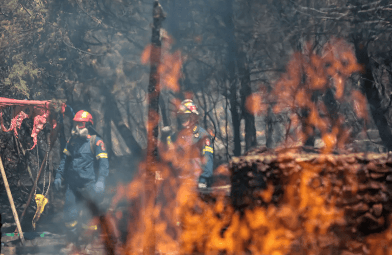 درجات حرارة قياسية تضرب اليونان.. والغابات تشتعل