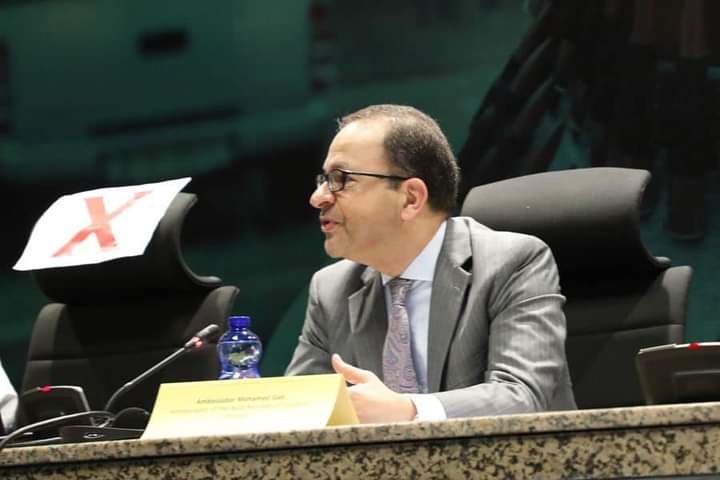 بعثة مصر الدائمة لدى الاتحاد الإفريقي تنظم ندوة حول تفويض ولايات بعثات دعم السلام الإفريقية خلال المراحل الانتقالية.