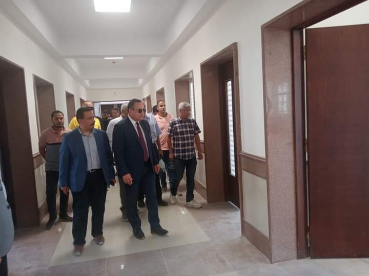 رئيس جامعة الإسكندرية يتفقد مقر جامعة الإسكندرية الأهلية بأبيس