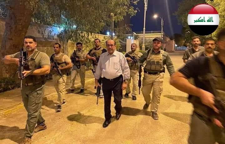 جدل في العراق بعد ظهور نوري المالكي يحمل رشاشاً