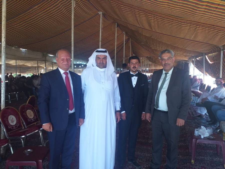أحمد عطيه أبو يحيى أبو بدر يولم للمهنئين بزفاف نجله بدر