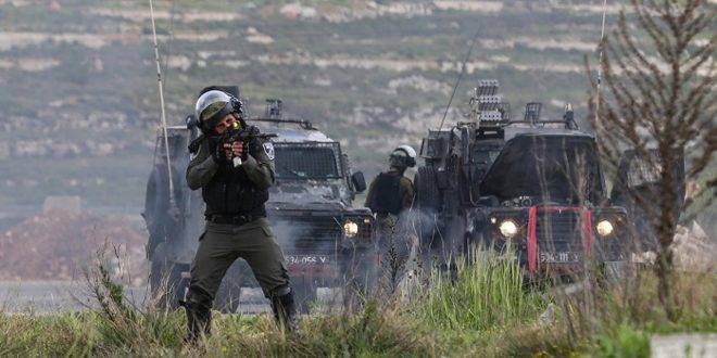 إصابة عدد من الفلسطينيين جراء قمع الاحتلال مظاهرة في المغير