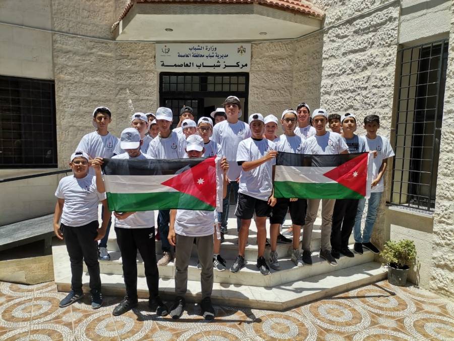 انطلاق معسكر الكشاف والمرشدات من مركز شباب العاصمة