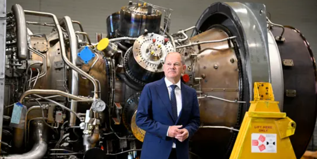 شولتس يتهم روسيا بعرقلة تسليم توربين خط أنابيب نورد ستريم