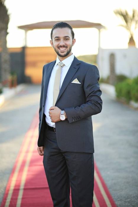 عشائر أبو دلو يهنئون عامر سامح بزواجه
