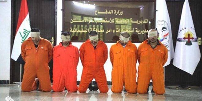 المخابرات العراقية تلقي القبض على 5 إرهابيين من داعش