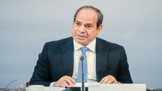 السيسي: نعمل مع شركائنا من أجل استعادة السلام في قطاع ‎غزة