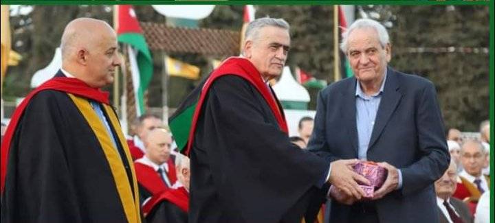 الجامعة الأردنية بعيدها الستين تكرم معالي أ. د. محمدخير مامسر