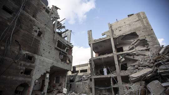 تشييع جنازة القيادي في سرايا القدس خالد منصور بمدينة رفح