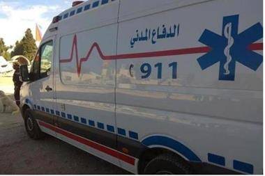 إصابة بتدهور مركبة على طريق إربد  عمان