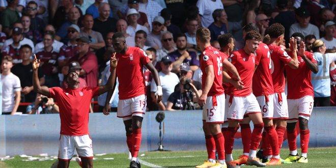 نوتينغهام فورست يفوز على وست هام يونايتد في الدوري الانكليزي