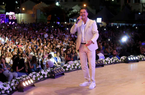 حفلة راغب علامة تحظى بحضور كبير بمهرجان الفحيص