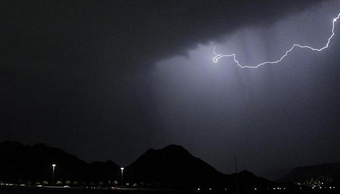 أمطار غزيرة على المدينة المنورة