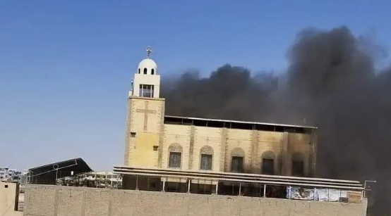 حريق جديد في كنيسة بمصر
