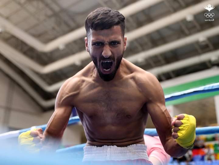 لاعبو الأمن العام والمنتخب الوطني للكيك بوكسينغ  التميز الدولي .