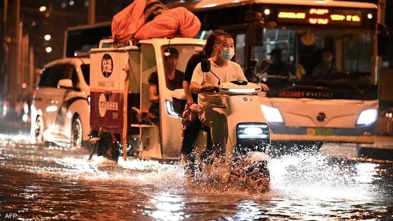 الصين.. مقتل 16 في سيول ناجمة عن أمطار غزيرة