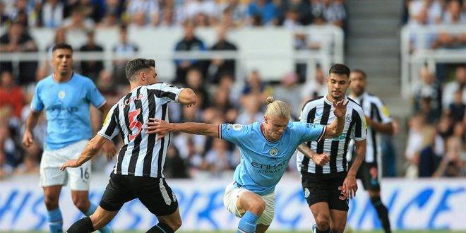 مانشستر سيتي يتعادل مع نيوكاسل يونايتد في الدوري الانكليزي