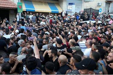 نابلس: تشييع جثمان الشهيد محمد عرايشي