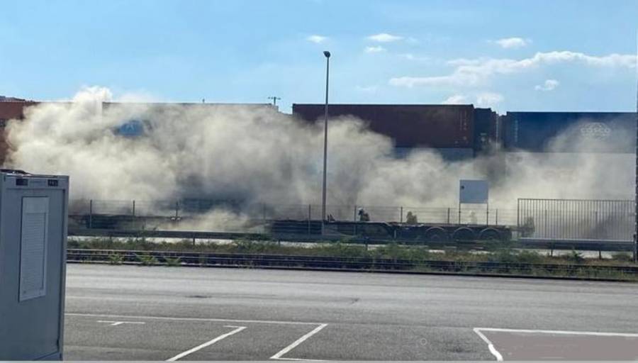 سائل سام يُدخل نقل 16 شرطياً ألمانياً إلى المستشفى