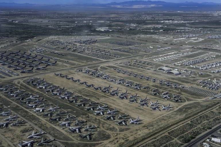 اكبر مقبرة طائرات في العالم ...صور 