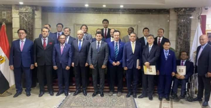 وزارة الخارجية المصرية تنظم اجتماعاً لسفراء الدول الآسيوية بالتعاون مع وزارة الشباب والرياضة