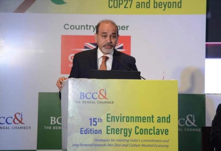 السفير المصري في نيودلهي يُشارك في النُسخة الـ 15 من مؤتمر البيئة والطاقة بمدينة كولكاتا الهندية