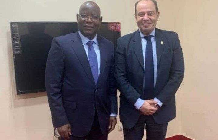 السفير المصري في نيامي يلتقي وزير الداخلية النيجري