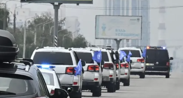 أخيرا بعد المناوشات.. بعثة وكالة الطاقة تصل زابوريجيا