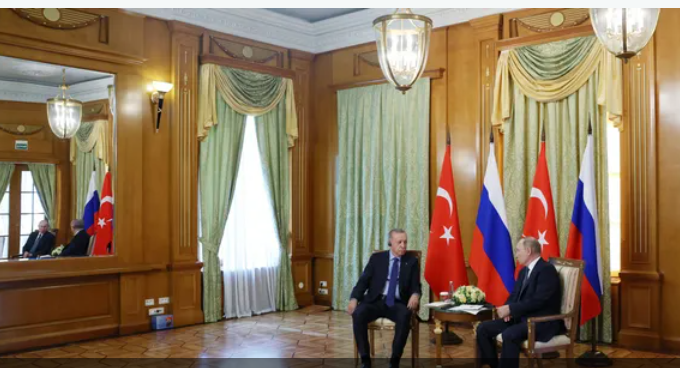 أردوغان يبدي لبوتن استعداده للتوسط في أزمة زابوريجيا النووية