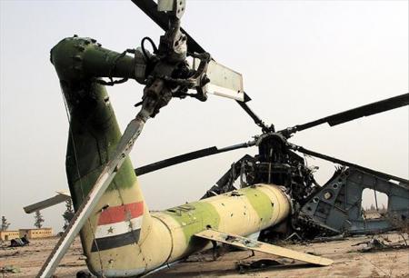 تحطم مروحية عسكرية سورية ومقتل طاقمها