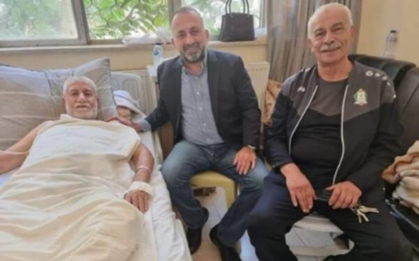 الوحدات يطمئن على رئيس شباب العقبة
