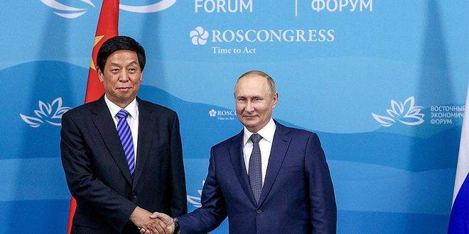 بوتين: حجم التبادل التجاري بين روسيا والصين سيصل قريباً إلى 200 مليار دولار