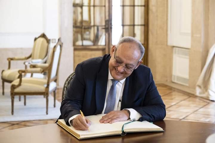 لقاءات السفير المصري بالبرتغال مع عدد من المسؤولين الحكوميين وممثلي الاتحادات الصناعية لتعزيز التعاون بين مصر والبرتغال