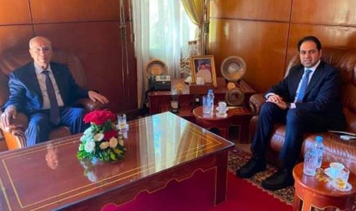 وزير الأوقاف والشئون الإسلامية بالمملكة المغربية يستقبل الأمين العام لمجلس حكماء المسلمين