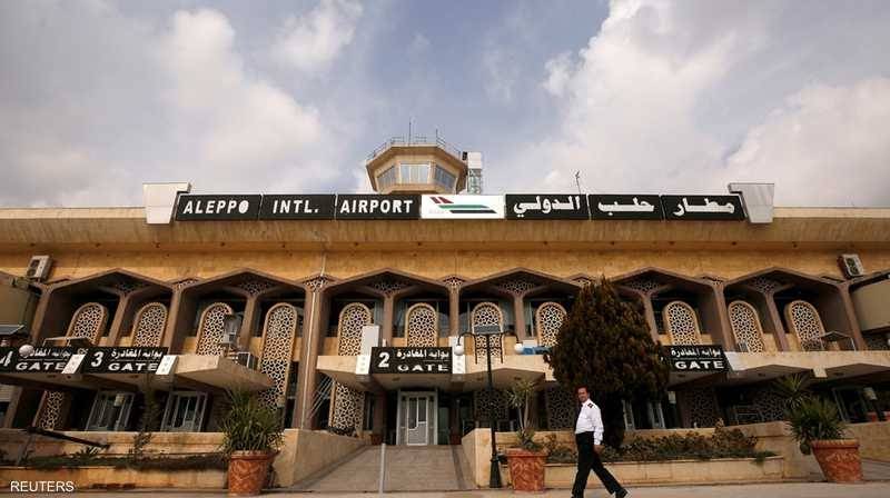 استئناف حركة الملاحة في مطار حلب بعد الضربات الإسرائيلية