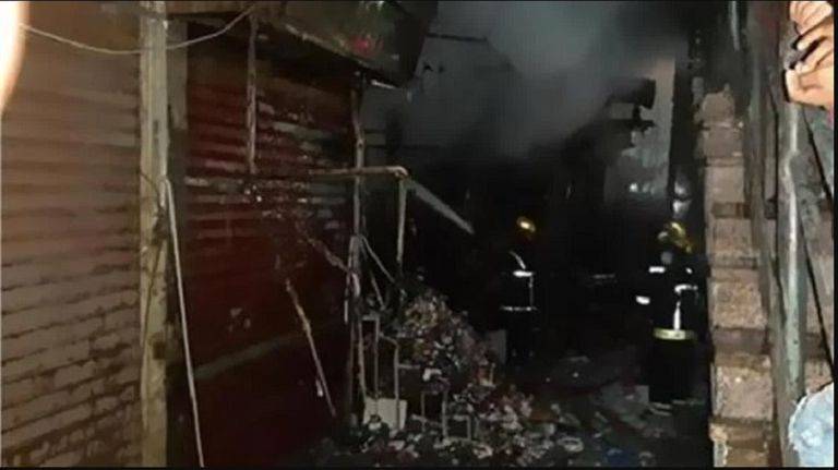 حريق ضخم بحارة اليهود في القاهرة