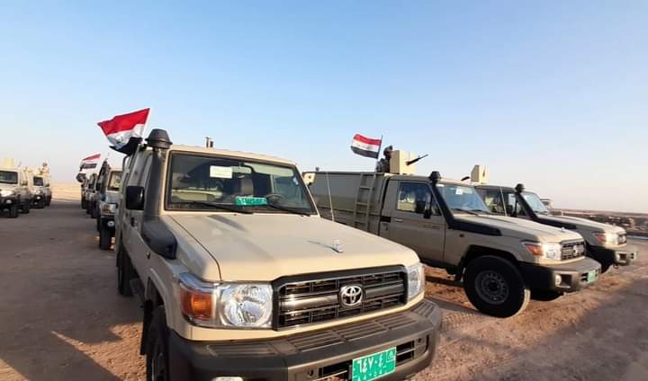 العراق ..فرقة المشاة العشرون تتسلم الوجبة الثانية من العجلات القتالية_صور