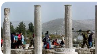 مستوطنون متطرفون يقتحمون الموقع الأثري في سبسطية بنابلس