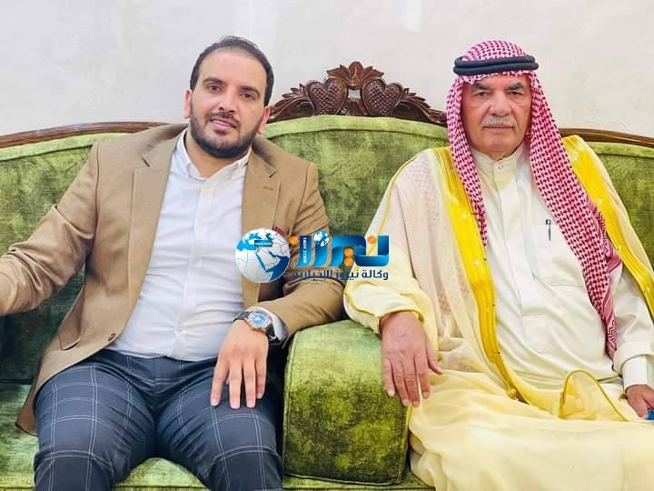 الخوالدة يهنئ النائب نواف  فارس الخوالدة بمناسبة عقد قران نجله الدكتور مصعب