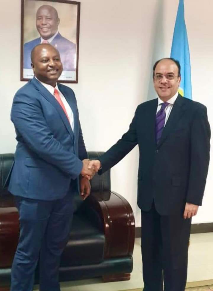 السفير المصري في بوجمبورا يلتقى وزير الخارجية البوروندى